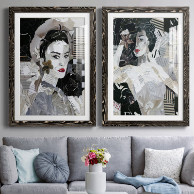 Runway Pause - ensemble de 2 peintures