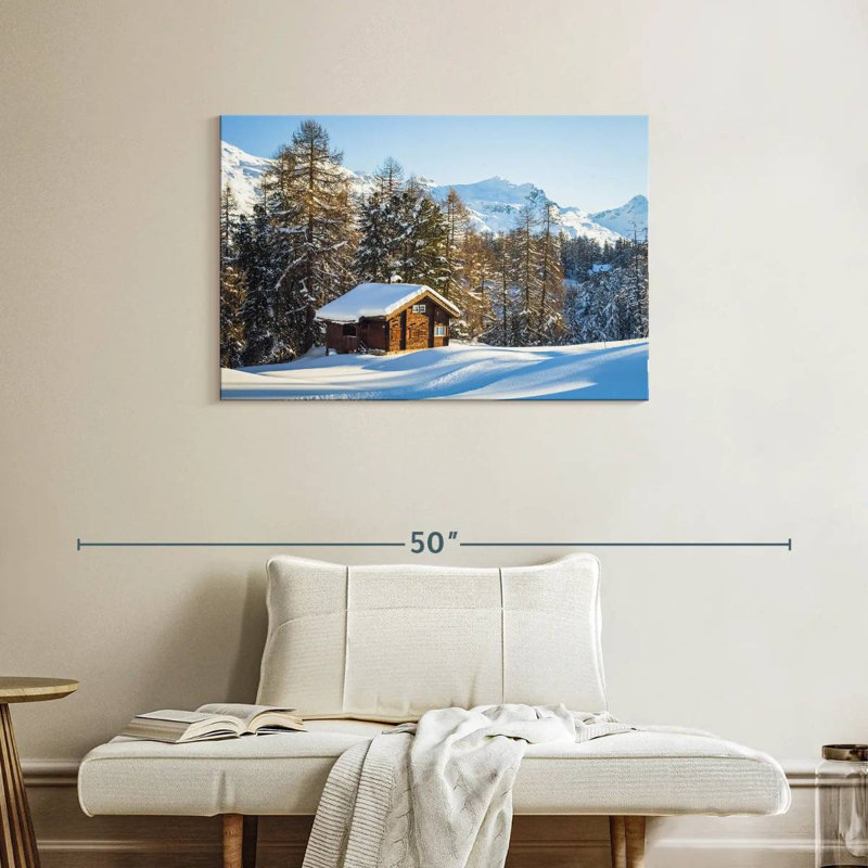 Lilie Winter Cabin Retreat, H 24 po x l 36 po