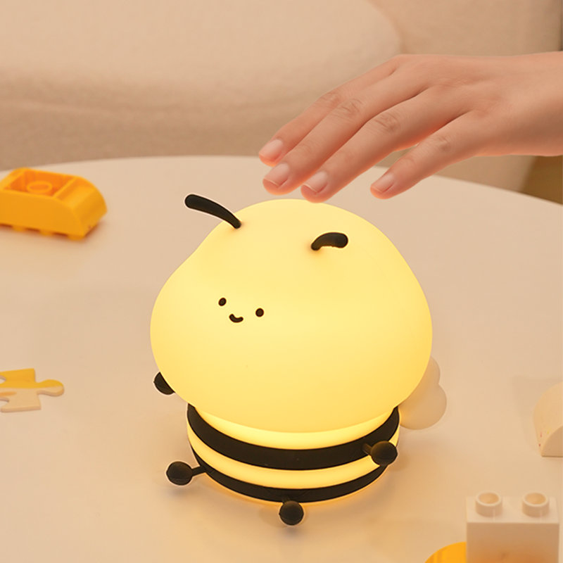 Cartoon Bee Pattern LED Night Light