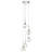 Amalfi 5-Light Height Adjustable ETL Certified Integrated LED Chandelier with Cone Shades-65216905