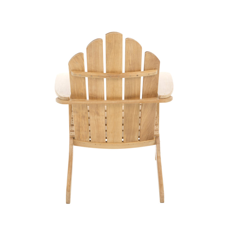 Adirondack Teak Chair, Natural