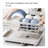 Multipurpose Kitchen Dish Rack Organizer - Drainer, Utensil Holder, Drying Rack, And Storage Caddy-110260331