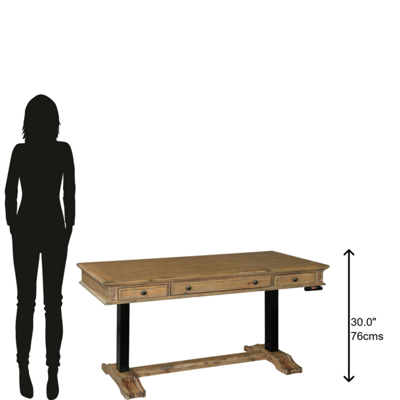 Solid Wood Adjustable Desk