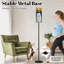 Lampe sur pied blanche avec chat, fleurs jaunes et bleues, entourée d'un lampadaire moderne à intensité variable avec télécommande et interrupteur au pied, abat-jour haut, lampe de coin pour salon, chambre ou bureau