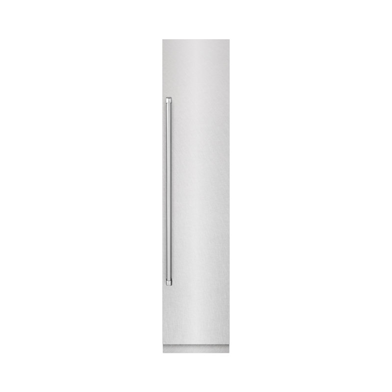ZLINE 18 po 8,6 pi³ Congélateur colonne à charnière avec intérieur gris graphite, Acier inoxydable satiné, Gauche