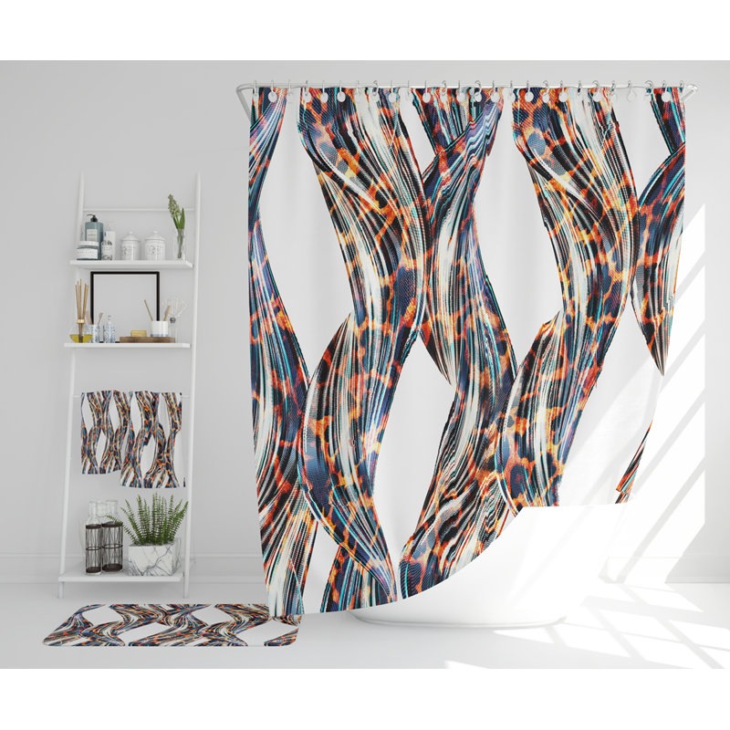 Neita Polyester Shower Curtain Set
