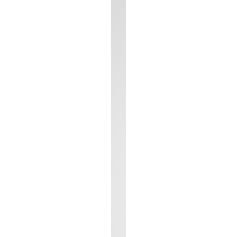TruCraft Two Equal Raised Panel Pilaster w/ Decorative Capital & Base, 4"W x 90"H x 2"P Base Can Be Trimmed Up To 6 5/8", Architectural Grade PVC, Sold As Pair