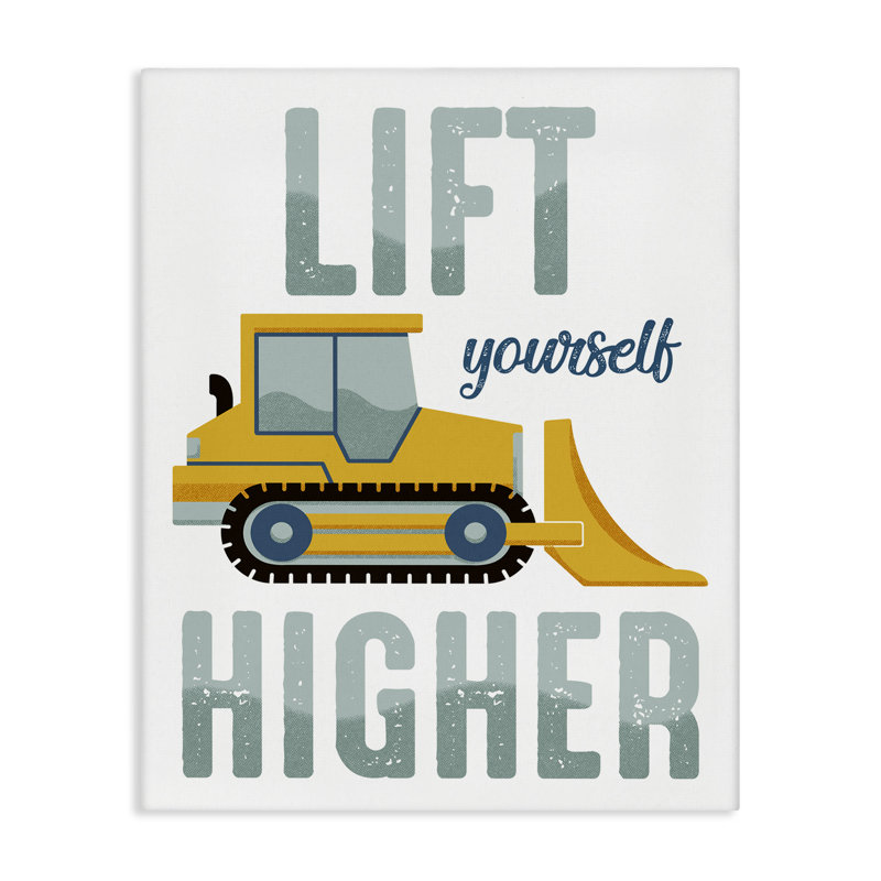 "Lift Yourself plus élevé", art mural sur toile par Marcus Prime bp-982_CN, H 40 po x l 30 po