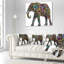 Oreiller Floral éléphant Joyeux Animal