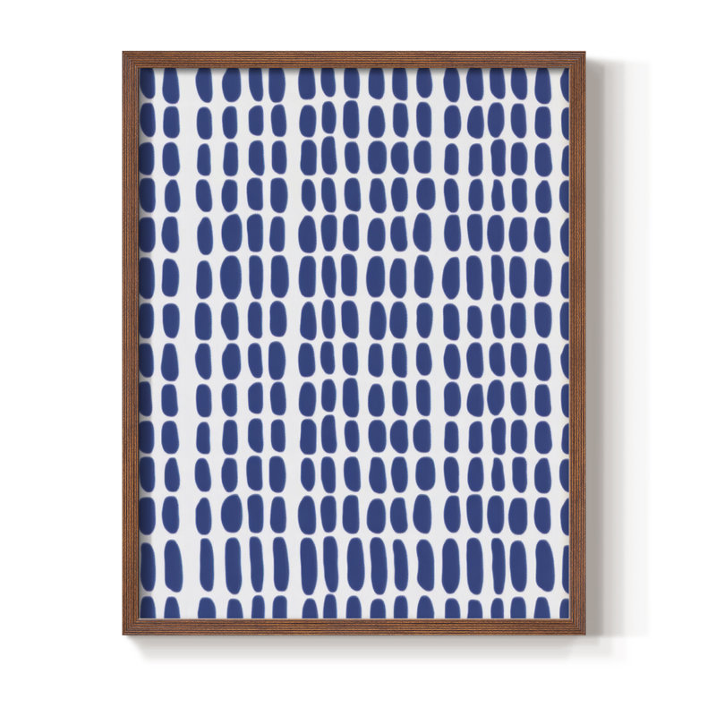 «Abstract CDXLII», reproduction encadrée - prête à être accrochée - fabriquée aux États-Unis, H 10 po x l 8 po, Brun