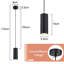 1 - Light Matte Black Cylinder Pendant