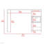 Bureau d'ordinateur, un tiroir, deux tablettes-955845624