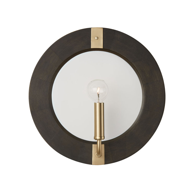 Tisbury Candle Wall Light, Black