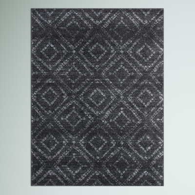 Tapis gris foncé / gris Sabio