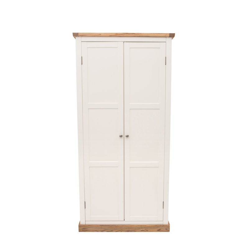 Willapa 2 Door Solid + Manufactured Wood Wardrobe