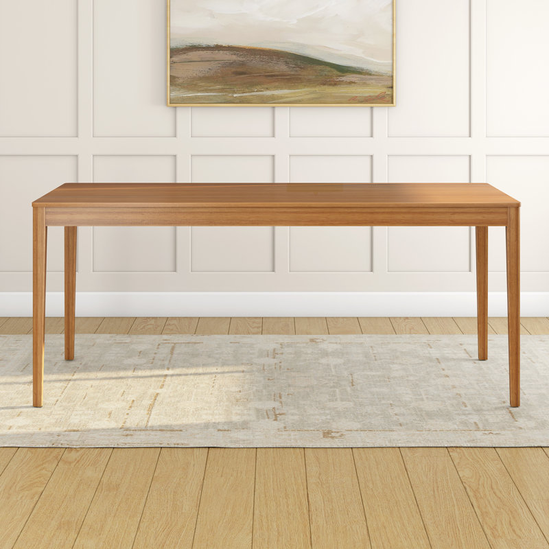 Table de salle à manger rectangulaire Crew, 30"H x 72"L x 29.5"W, Pacanier