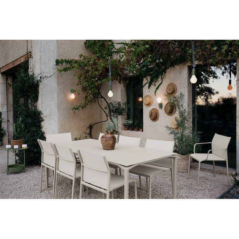 Salsa Outdoor Round Side Table, Liquorice