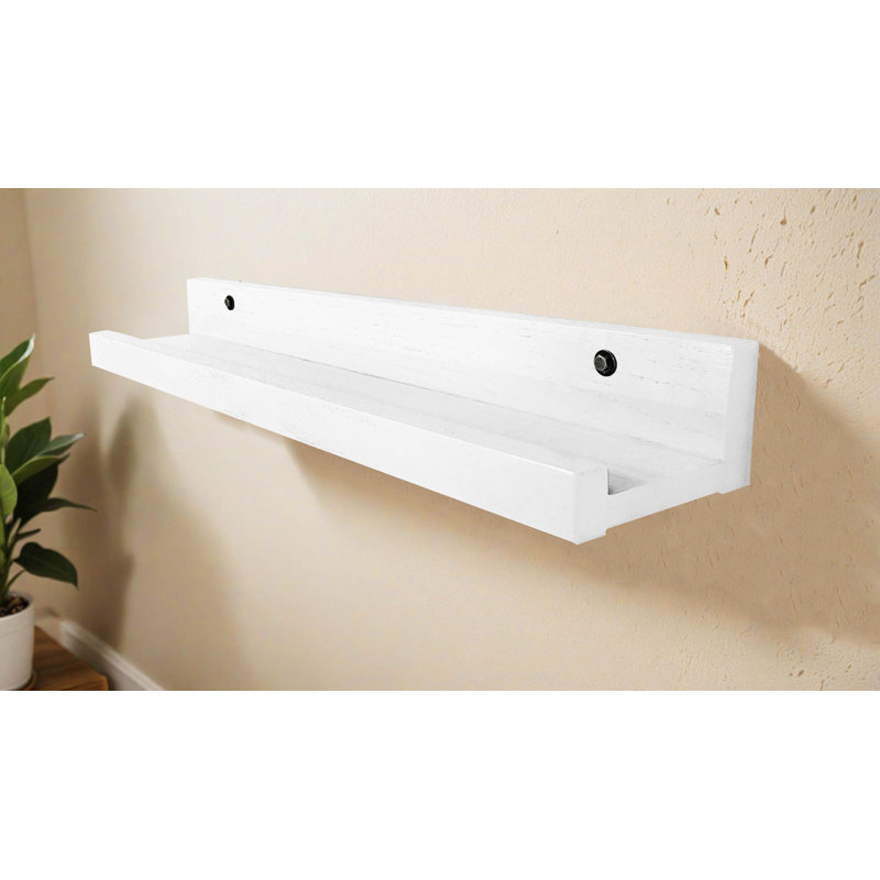 Rayne Large Solid Oak 3 Piece Lipped Shelves, 15x6x5