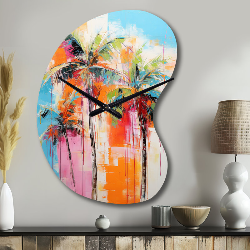Horloge murale palmiers et palmiers Palm V, Petit