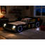Cadre de lit de voiture de course pour enfants, conception de voiture de course de formule Speedster avec lumières à DEL-133880490