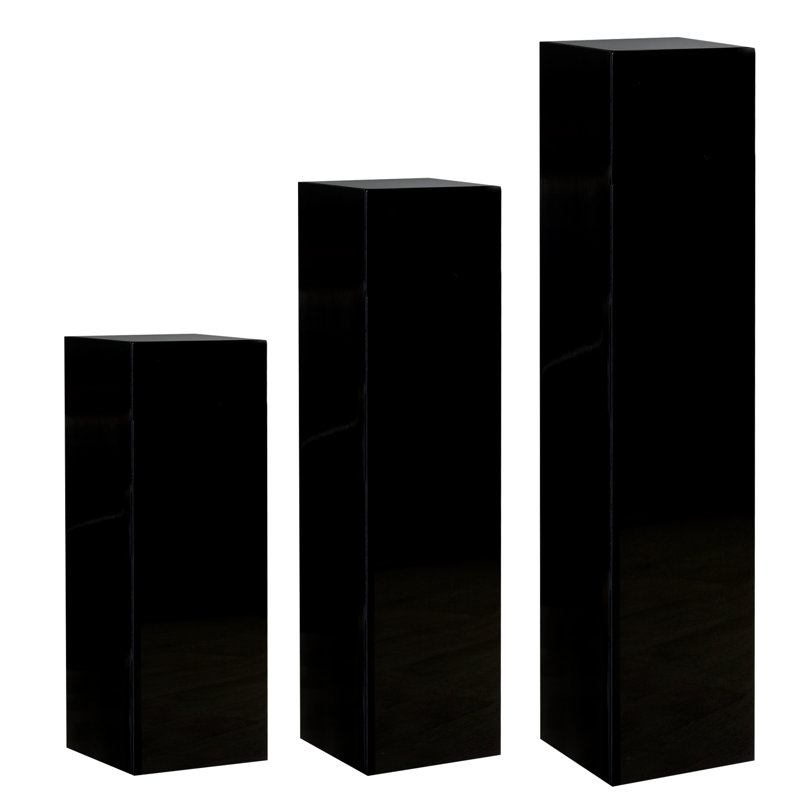 Balsam Plant Stand, Black, H100 x L27 x D27cm