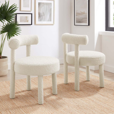 Modway Toulouse Side Fabric Upholstered Dining Chairs