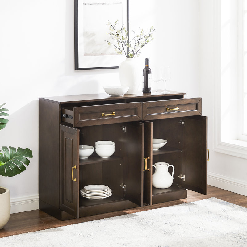 Casner 47.5'' Sideboard, Coffee/Gold