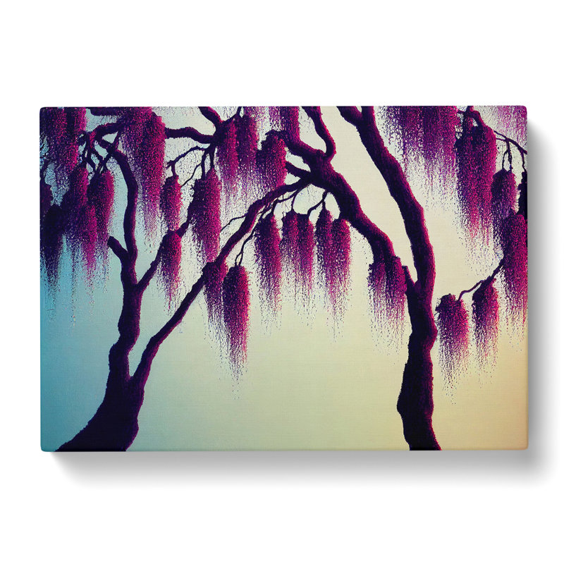 Dashing Weeping Willow Trees - Wrapped Canvas, 40cm H x 60cm W x 3cm D