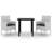 Square 4 - Person 31.5" Long Dining Set-1631626415-1631626407-1631626400