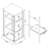 Glass 3-Shelf Curio Cabinet