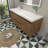 Single Bathroom Vanity with Acrylic Top-1346726225