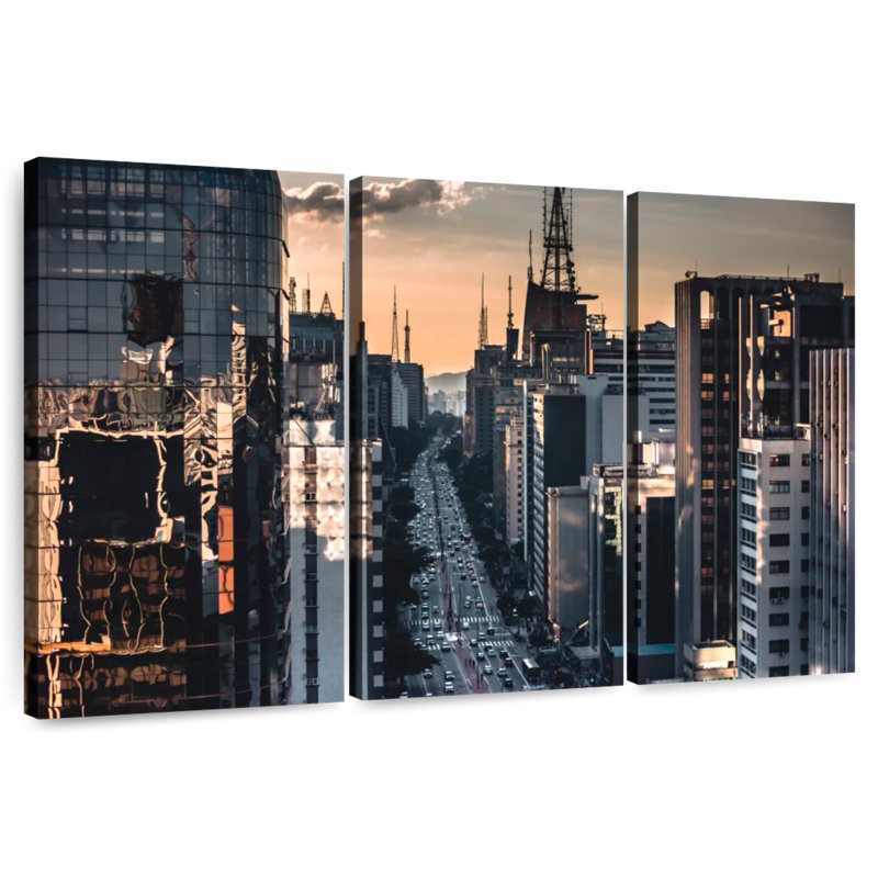 Bâtiments Sireci Paulista, H 32 po x l 50 po