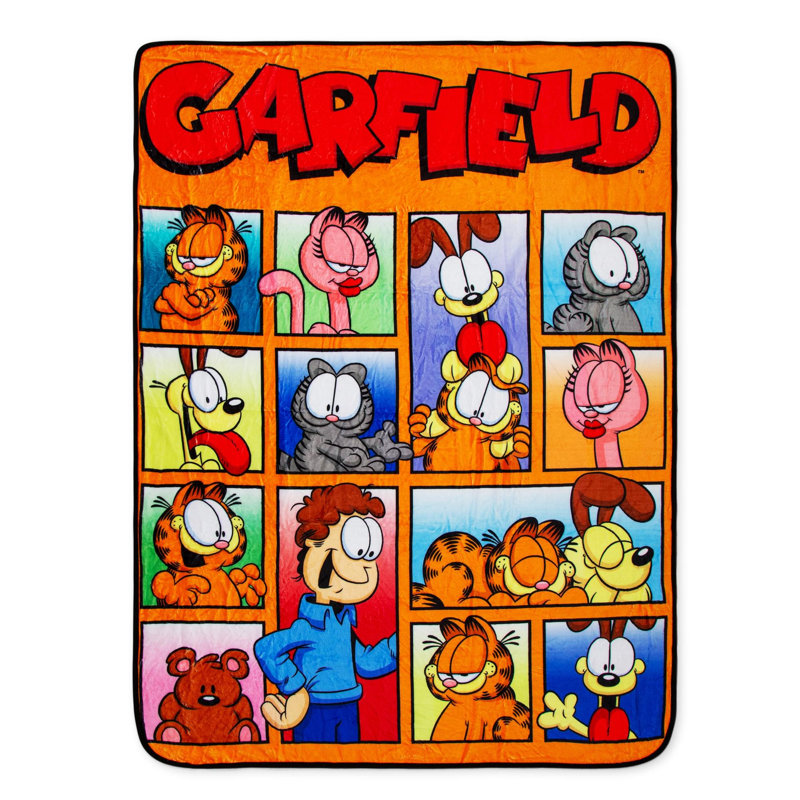 Garfield and Friends Throw Blanket | 45 x 60 Inches