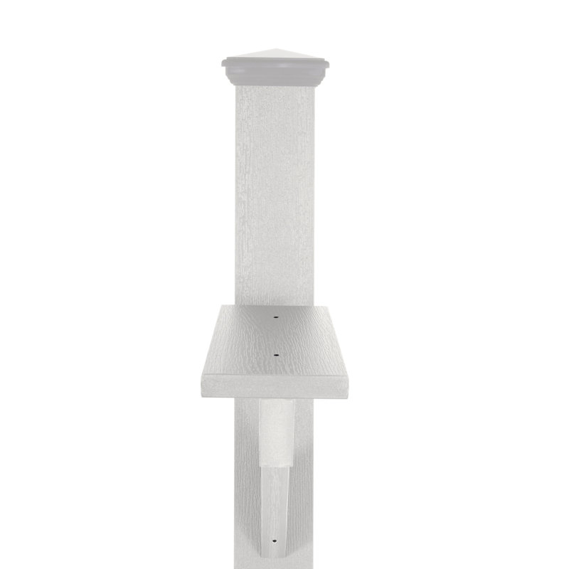 Poteau encastré Eggers, Blanc