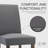 Bontrager Upholstered Nailed Trim Linen Parsons Dining Chairs with Solid Wood Legs-602640148