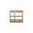 Miho Solid Wood Drawers Bookcase