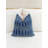 Nira Indigo Square Pillow Cover