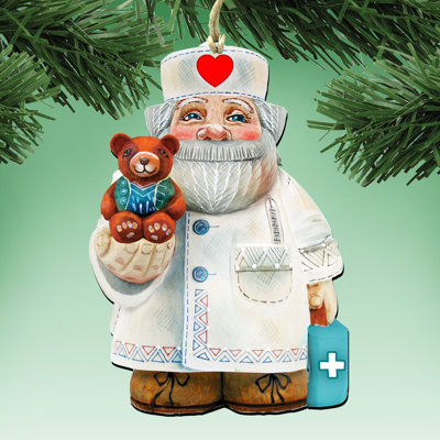 24'' Wood Hanging Figurine Ornament
