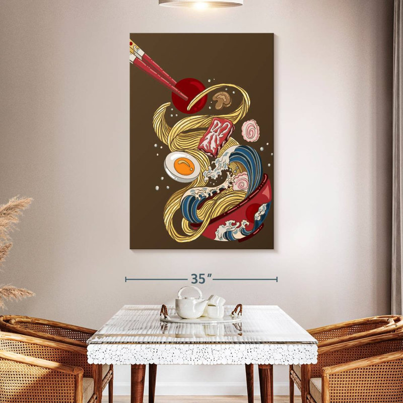 Ramen japonais Yarlin, H 51 po x l 34 po
