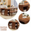 Bureaux rectangulaires en bois massif noyer-107225690-107225688