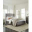 Lit tapissier Capasso Cicero en latte rustique-1239326481