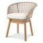 Trinity Outdoor Teak Dining Armchair-540713890