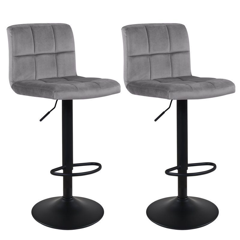 Paynter Swivel Adjustable Height Stool, Grey