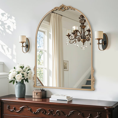 Vintage Baroque Arch Decorative Wall Mounted Mirror