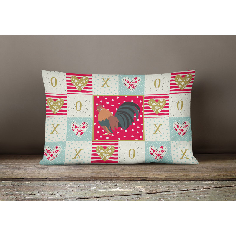  Coussin lombaire hollandais en patchwork d'intérieur / extérieur Dutch Bantam
