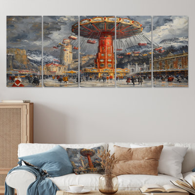«Troene - Amusement Parks», ensemble de reproduction d'art mural