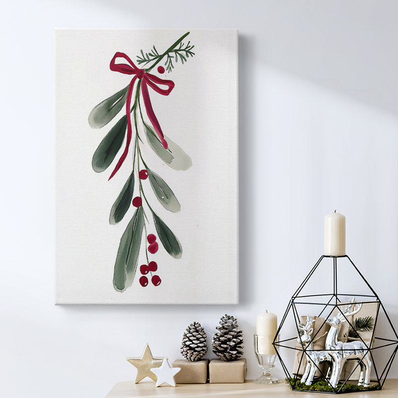 Art des Fêtes de Noël - Toile tendue avec châssis Cxxv, H 12 po x l 8 po