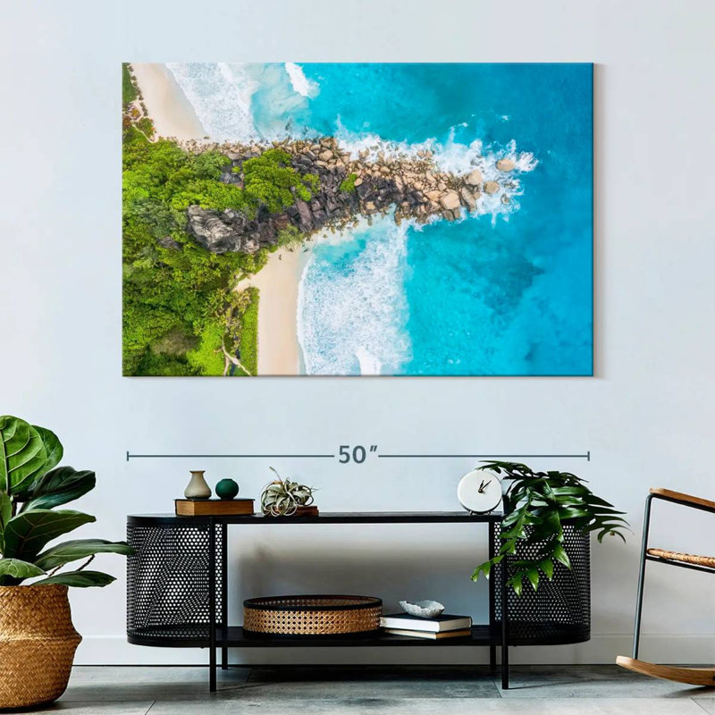 Gillard La Digue Seychelles, H 34 po x l 51 po