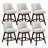 Counter Height Swivel Barstools, 26'' H Seat Height Upholstered Bar Stools-2081508768-2081508770