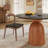 Round Solid Wood Pedestal Dining Table 39"/43"-624123128-624123110
